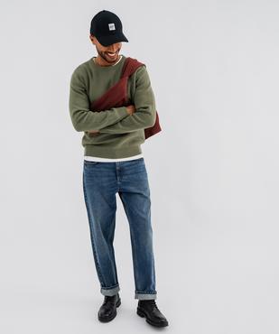 Pull en coton à col rond homme vue5 - GEMO (HOMME) - GEMO
