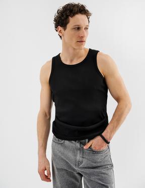 Débardeur en maille côtelée homme vue1 - GEMO 4G HOMME - GEMO