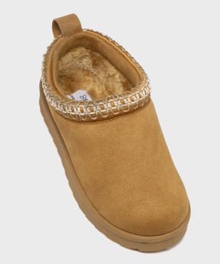 Boots fourrées basses en suédine fille vue5 - LOVELY WINGS - GEMO