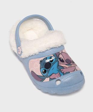 Chaussons mules fourrés et pailletés fille - Stitch vue5 - LILO & STITCH - GEMO