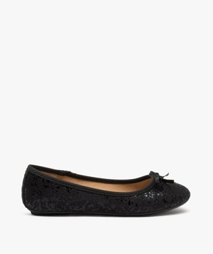 Ballerines fille unies en matière vernie et mate vue1 - GEMO (ENFANT) - GEMO