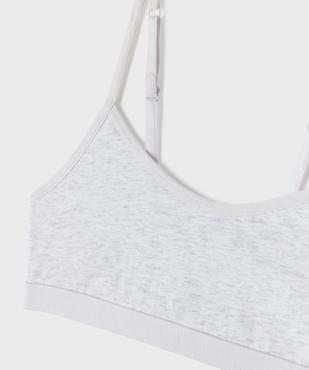 Brassière à fines bretelles fille  vue2 - GEMO 4G FILLE - GEMO