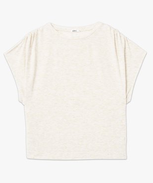 Tee-shirt femme coupe oversize en maille pailletée vue4 - GEMO(FEMME PAP) - GEMO