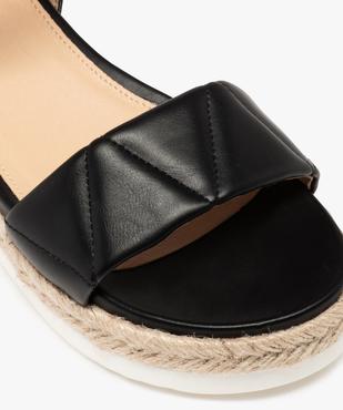Sandales femme à semelle plateforme et bride matelassée vue6 - GEMO (CASUAL) - GEMO