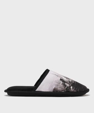 Chaussons mules en velours doux homme vue1 - GEMO 4G HOMME - GEMO