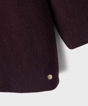 Manteau droit à capuche effet 2-en-1 doudoune fille - LuluCastagnette vue3 - LULUCASTAGNETTE - GEMO
