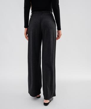Pantalon ample et fluide en maille extensible femme vue2 - GEMO(FEMME PAP) - GEMO