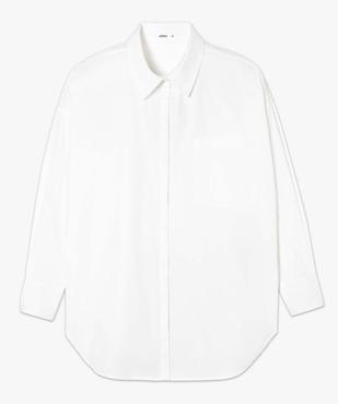 Chemise femme coupe oversize avec poche poitrine vue4 - GEMO(FEMME PAP) - GEMO