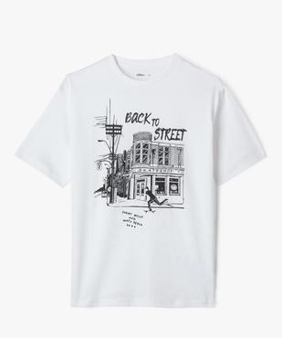 Tee-shirt manches courtes imprimé garçon vue2 - GEMO (JUNIOR) - GEMO