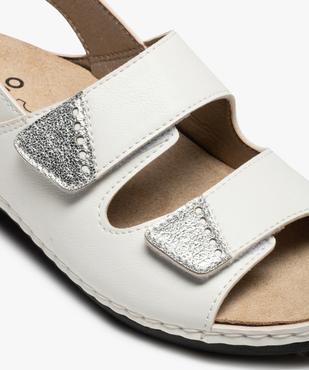 Sandale femme confort à larges brides scratch vue6 - GEMO (CONFORT) - GEMO
