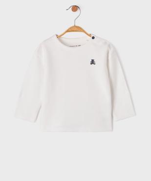 Tee-shirt manches longues en twill jersey bébé garçon - LuluCastagnette vue1 - LULU CASTAGNETTE GEMO FOR GOOD - GEMO