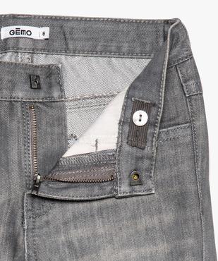 Jean garçon coupe Regular cinq poches vue3 - GEMO 4G GARCON - GEMO