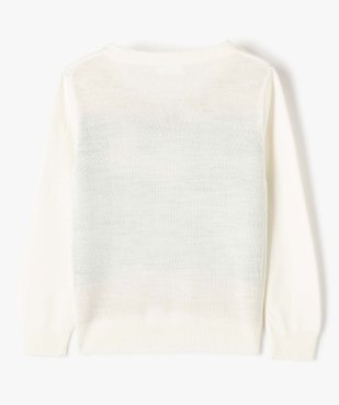 Pull de Noël fille à motif fantaisie en sequins brillants vue4 - GEMO (ENFANT) - GEMO