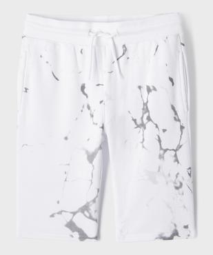 Bermuda en maille à taille élastiquée garçon vue1 - GEMO (JUNIOR) - GEMO