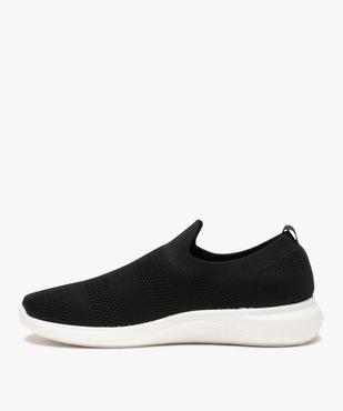 Baskets homme style chaussettes en maille unie vue3 - GEMO (SPORTSWR) - GEMO