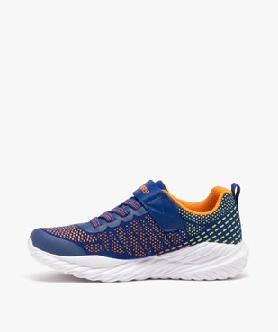 Baskets garçon en mesh à reliefs contrastants - Skechers vue3 - SKECHERS - GEMO