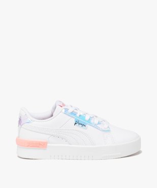 Baskets filles dessus en cuir uni avec détails brillants irisés - Puma vue1 - PUMA - GEMO