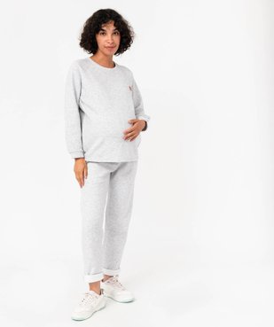 Sweat femme spécial maternité vue7 - GEMO 4G FEMME - GEMO