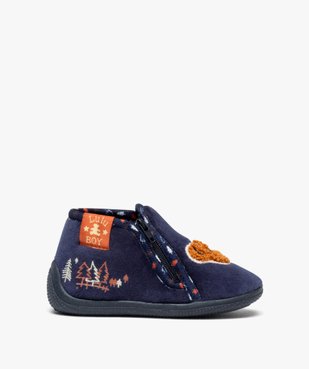 Chaussons bébé garçon doux à zip - Lulu Castagnette vue1 - LULU CASTAGNETT - GEMO