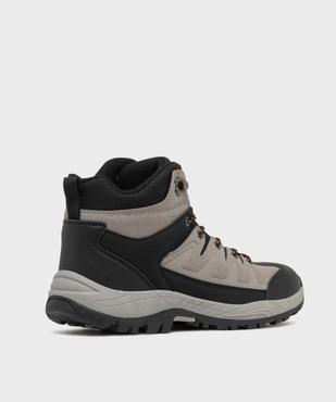 Chaussures de randonnée montantes à semelle crantée homme vue4 - 5 MILES - GEMO