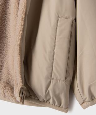Blouson en sherpa réversible bébé garçon vue5 - GEMO 4G BEBE - GEMO