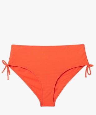 Bas de maillot de bain femme grande taille en matière texturée vue4 - GEMO 4G FEMME - GEMO