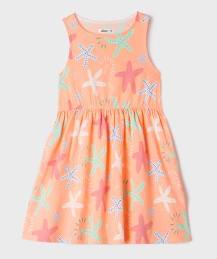 Robe sans manches à motifs fleuris fille vue1 - GEMO (ENFANT) - GEMO