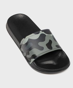 Mules de piscine garçon à bandeau camouflage vue11 - GEMO (PLAGE) - GEMO