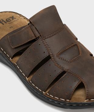 Mules confort dessus et semelle intérieure cuir homme - G'Flex vue6 - G'FLEX GEMO FOR GOOD - GEMO