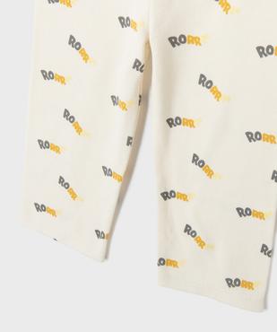 Pyjama 2 pièces motif lion bébé vue3 - GEMO 4G BEBE - GEMO