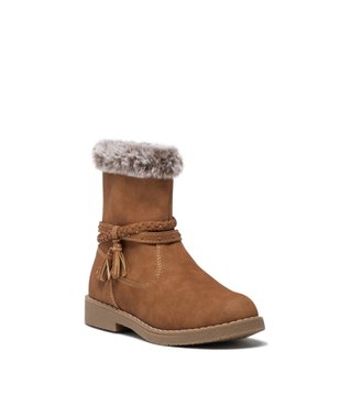 Boots fourrées à brides et zip fille vue2 - GEMO (ENFANT) - GEMO