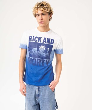 Tee-shirt homme à manches courtes imprimé - Rick & Morty vue1 - RICK ET MORTY - GEMO