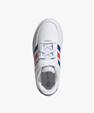 Baskets garçon à scratch et à lacets avec bandes latérales colorées - Adidas vue5 - ADIDAS - GEMO