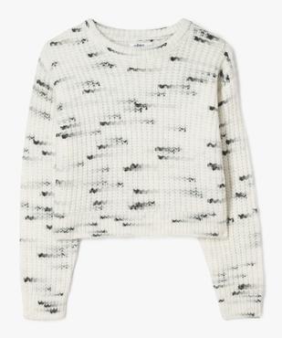 Pull court en grosse maille fille vue2 - GEMO (JUNIOR) - GEMO