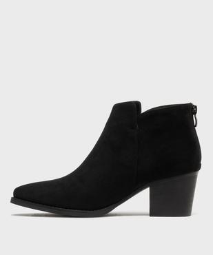 Bottines à talon imprimé léopard femme - Follow Me vue3 - FOLLOW ME - GEMO