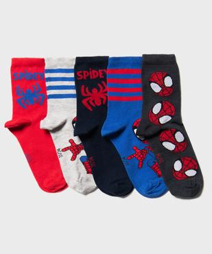 Chaussettes hautes imprimées garçon (lot de 5) - Spidey vue1 - SPIDEY - GEMO