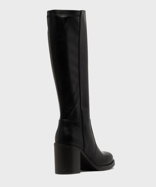 Bottes à talon avec bout rond femme - Follow Me vue4 - FOLLOW ME - GEMO