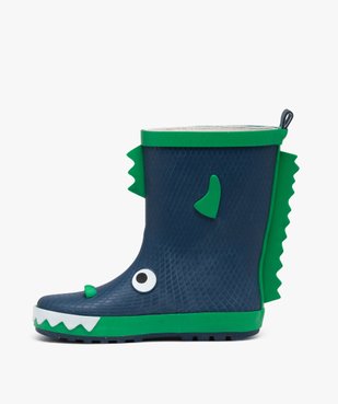 Bottes de pluie garçon en caoutchouc avec écailles vue3 - GEMO (ENFANT) - GEMO