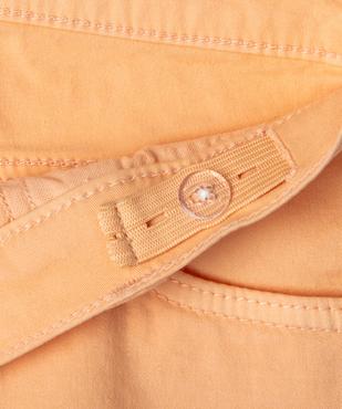 Short en coton stretch avec revers fille vue6 - GEMO (JUNIOR) - GEMO