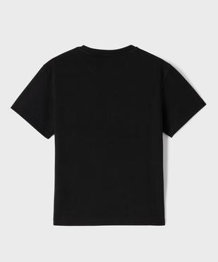 Tee-shirt manches courtes avec inscription pailletée garçon vue3 - GEMO 4G GARCON - GEMO