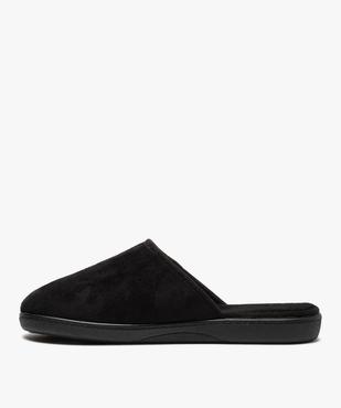 Chaussons homme mules à surpiqûres contrastantes vue3 - GEMO(HOMWR HOM) - GEMO