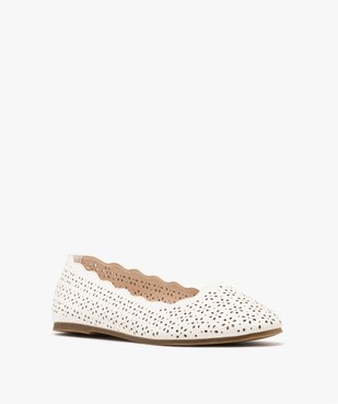 Ballerines à motifs ajourés et col ondulé femme - Valentina Baldano vue9 - VALENTINA BALDA - GEMO