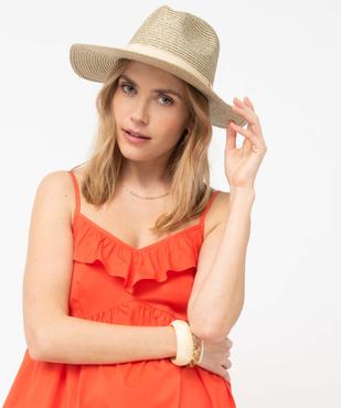 Robe femme à bretelles longueur midi vue2 - GEMO(FEMME PAP) - GEMO