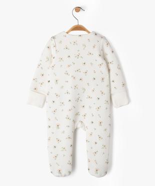 Ensemble 3 pièces bébé fille pyjama + body manches longues + bavoir vue7 - GEMO(BB COUCHE) - GEMO