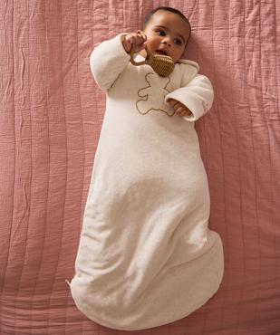 Gigoteuse en velours avec manches amovibles bébé - LuluCastagnette vue5 - LULUCASTAGNETTE - GEMO
