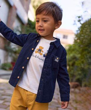 Ensemble 2 pièces bébé garçon : tee-shirt et chemise - LuluCastagnette vue5 - LULUCASTAGNETTE - GEMO