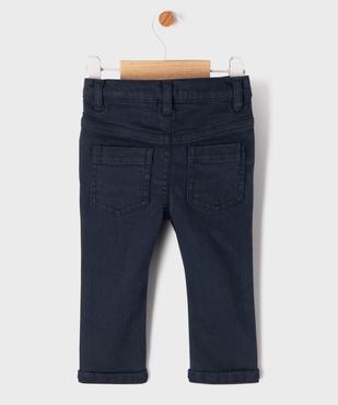 Pantalon slim en toile extensible bébé garçon vue6 - GEMO 4G BEBE - GEMO