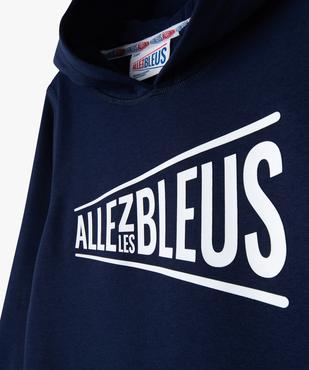 Sweat à capuche avec inscription garçon - Allez les bleus vue2 - ALLEZ LES BLEUS - GEMO