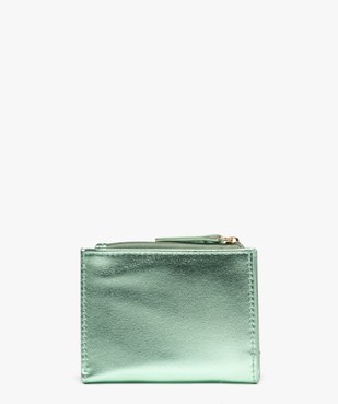 Portefeuille compact métallisé femme vue1 - GEMO (ACCESS) - GEMO