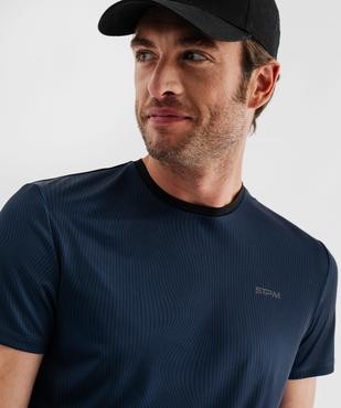 Tee-shirt de sport à manches courtes homme vue3 - GEMO (HOMME) - GEMO